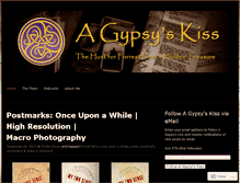 Tablet Screenshot of agypsyskiss.com